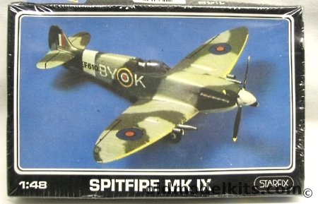 Starfix 1/48 Supermarine Spitfire Mk IX (Ex-Monogram), 709/10 plastic model kit